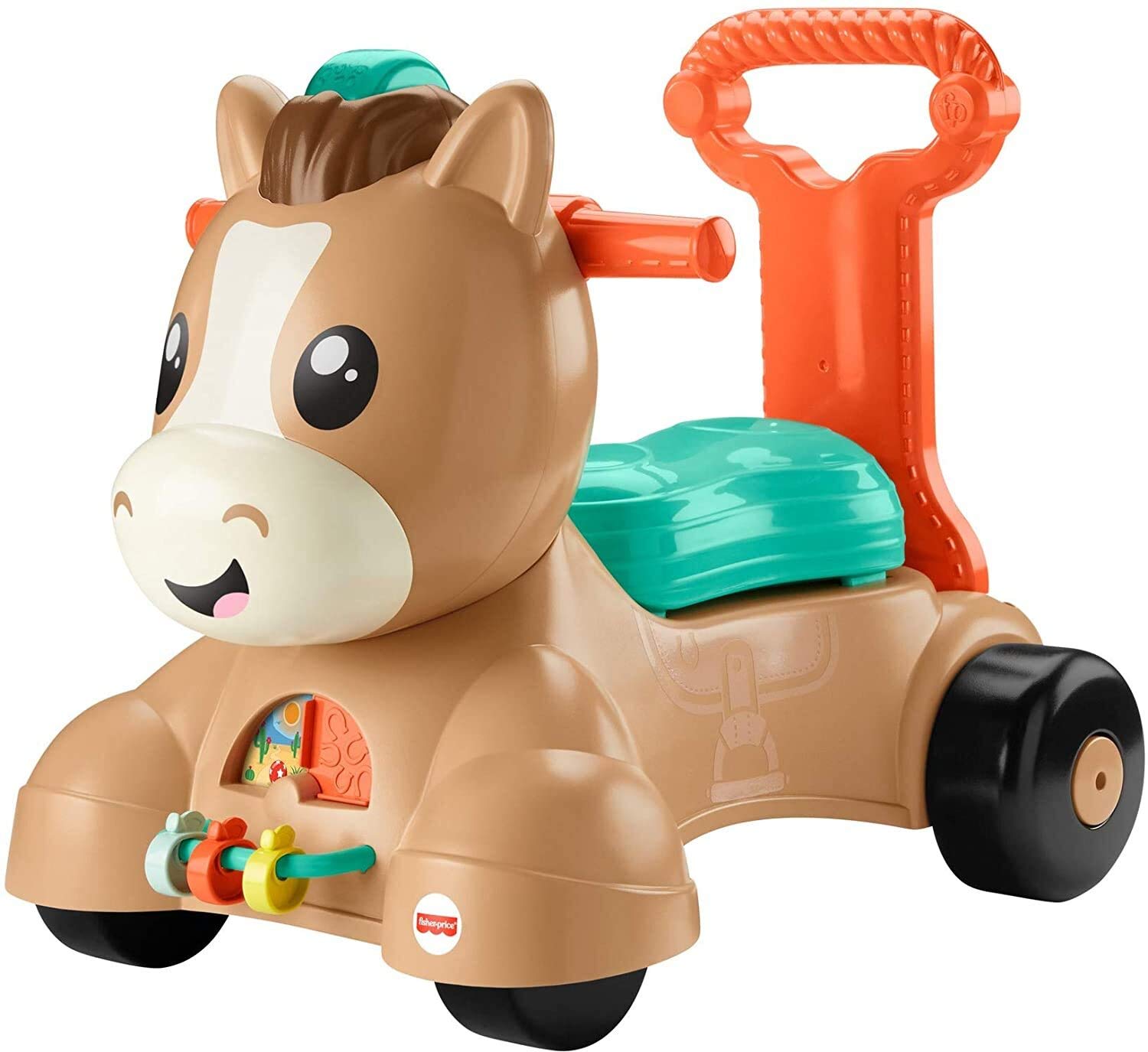 Fisher-Price Walk, Bounce & Ride Pony Ride-On Toy
