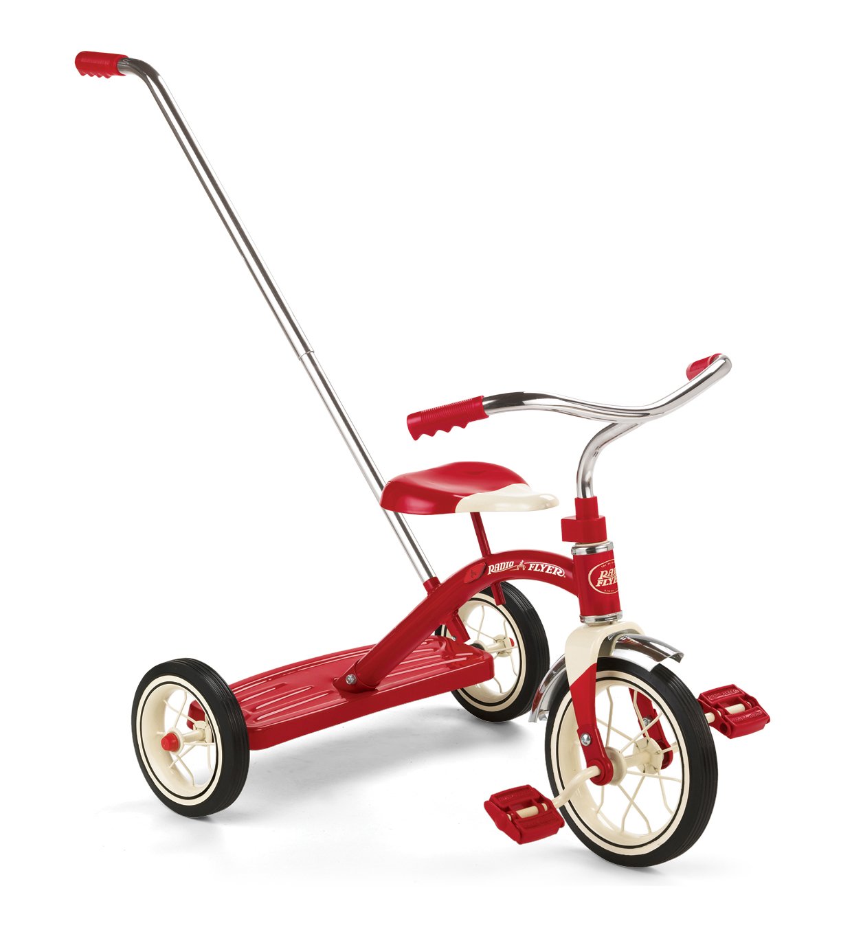 Radio Flyer Classic Tricycle with Push Handle