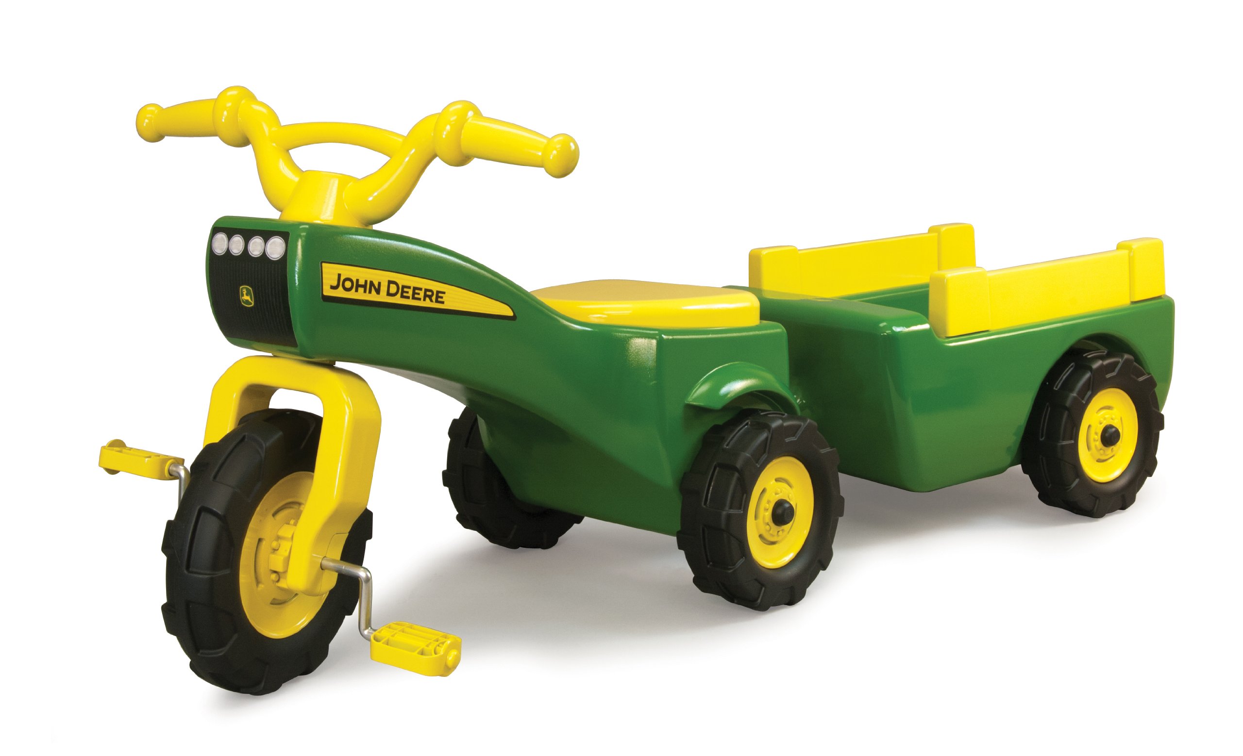 John Deere Pedal Tricycle and Wagon Set