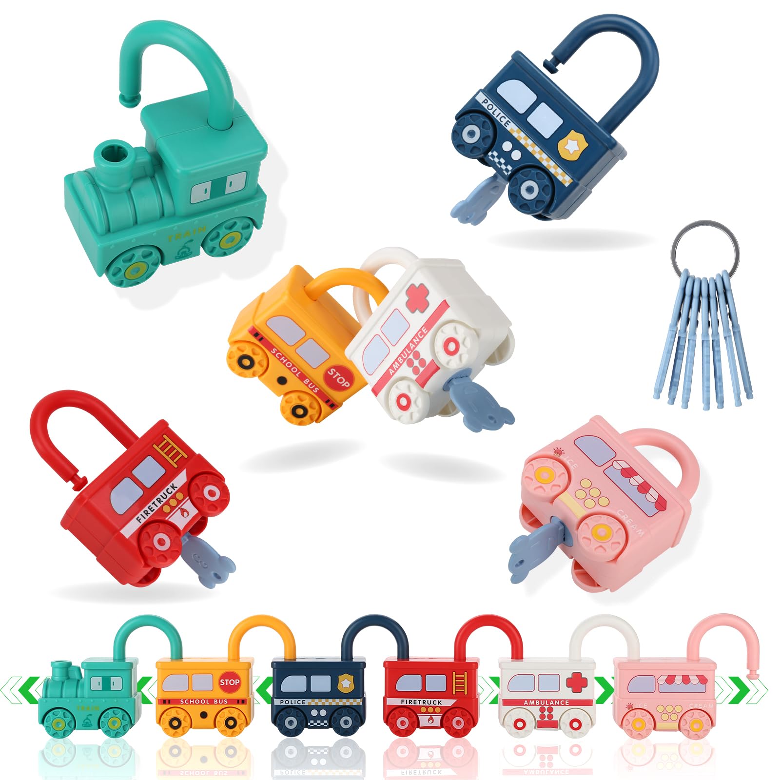 Montessori Toy Cars for 1+ Year Old