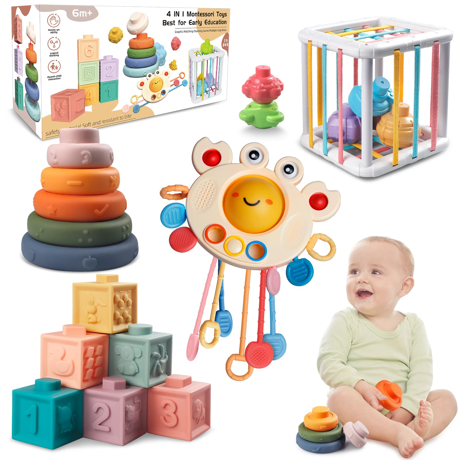 Wuzhineisn Montessori Baby Toys