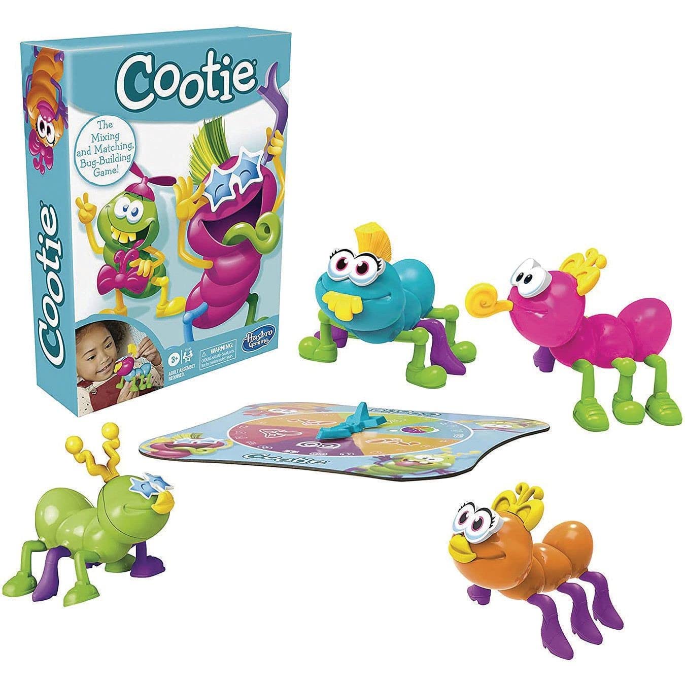 Cootie Mixing and Matching Bug-Building Kids Game
