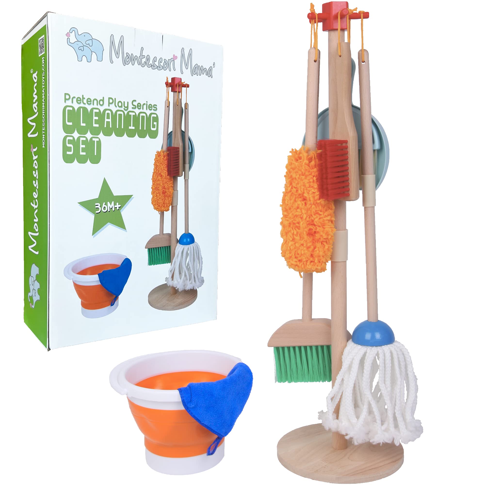 Montessori Mama Pretend Play Kids Cleaning Set