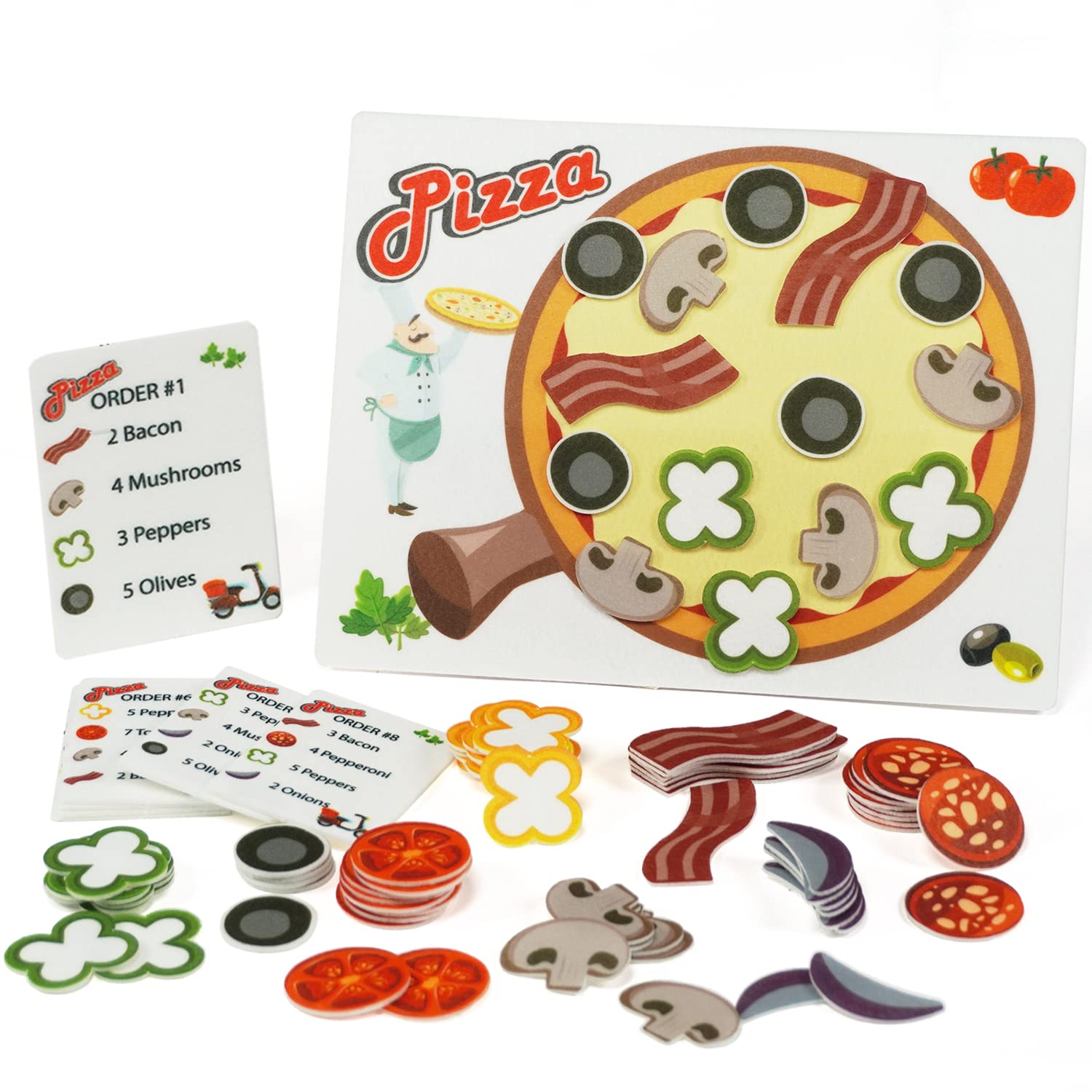 CHEFAN Pizza Counting Toddler Toys