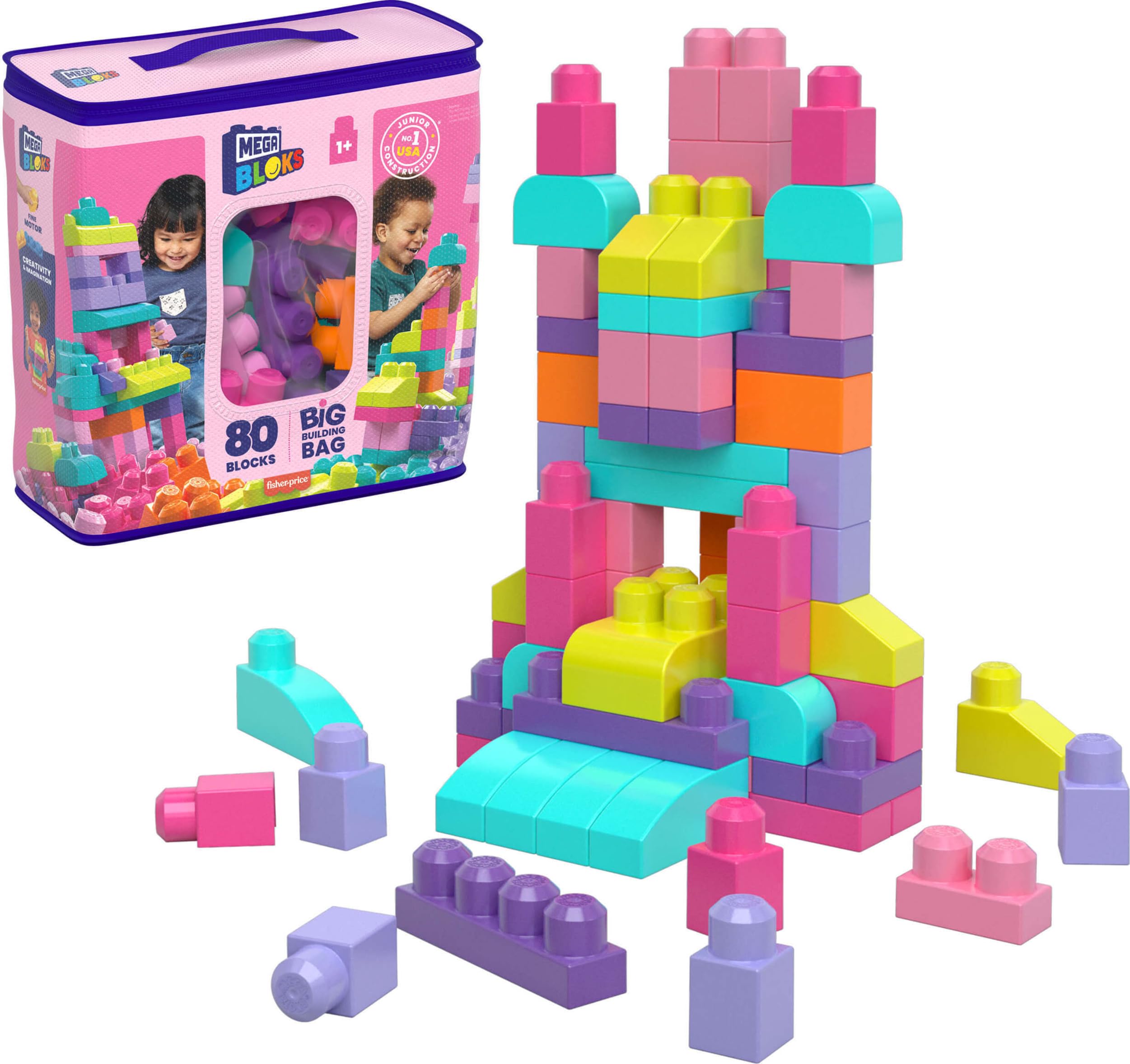 MEGA BLOKS Fisher-Price Toddler Block Toys