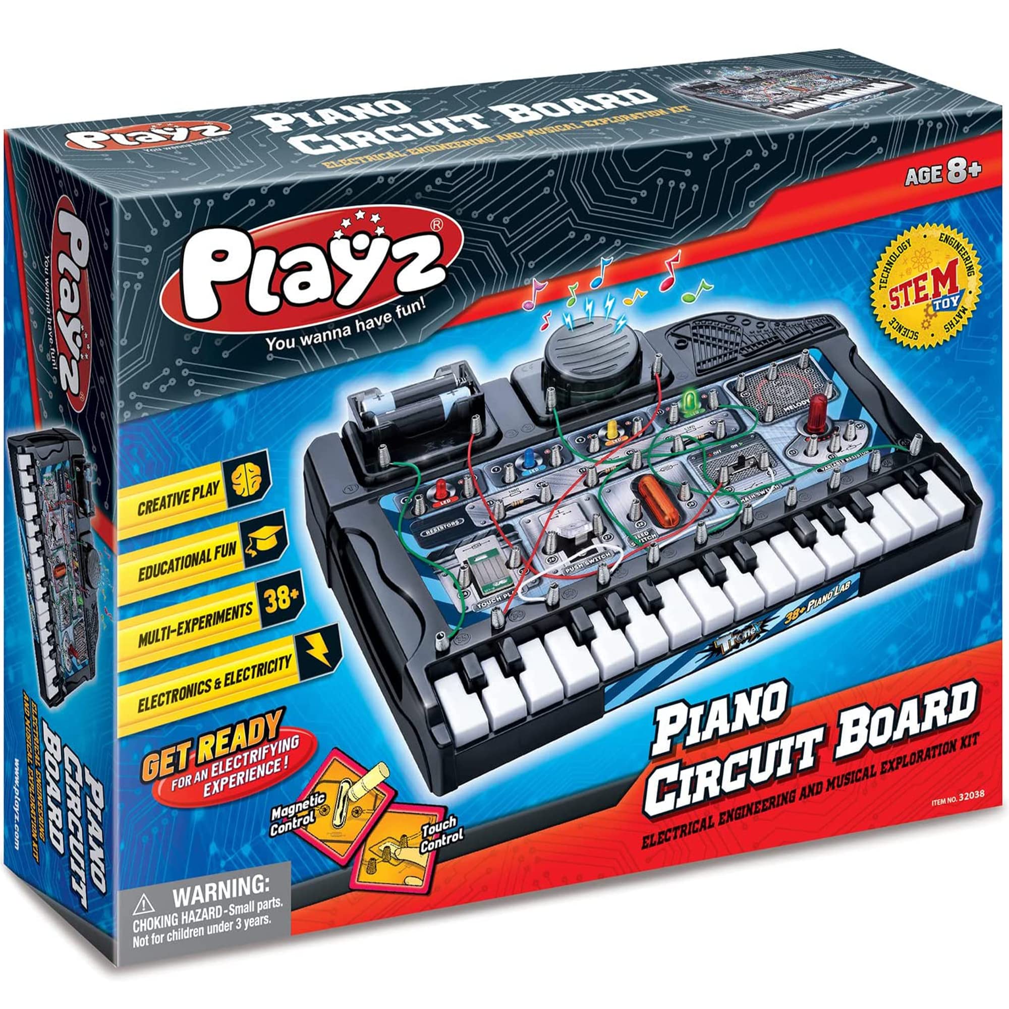 Playz Electric Piano Circuit Board for Kids