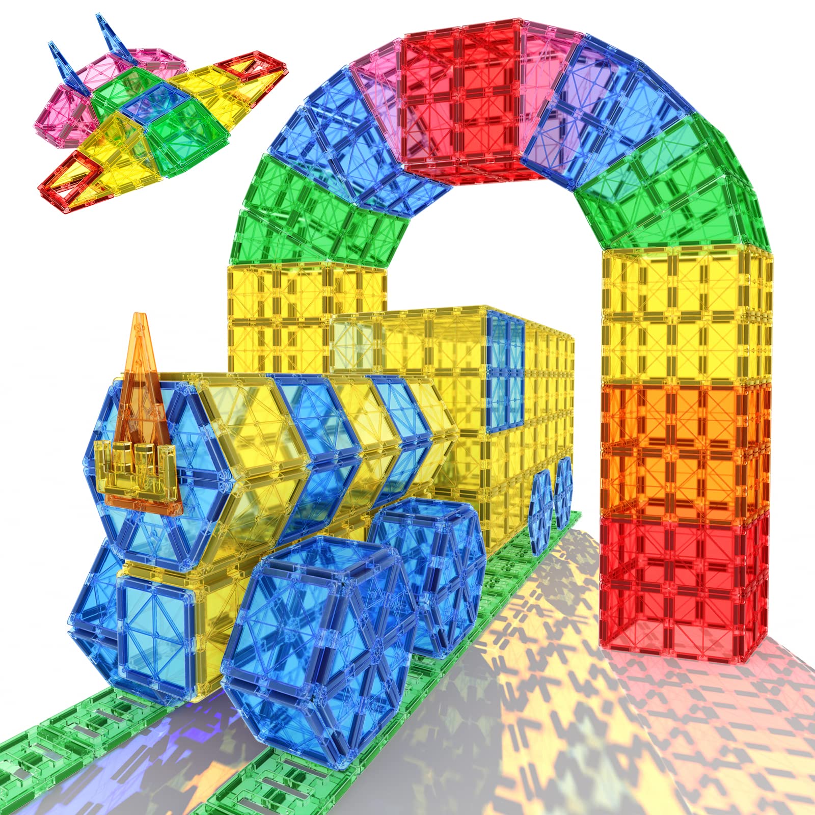 Magnetic Tiles Kids Games Toys