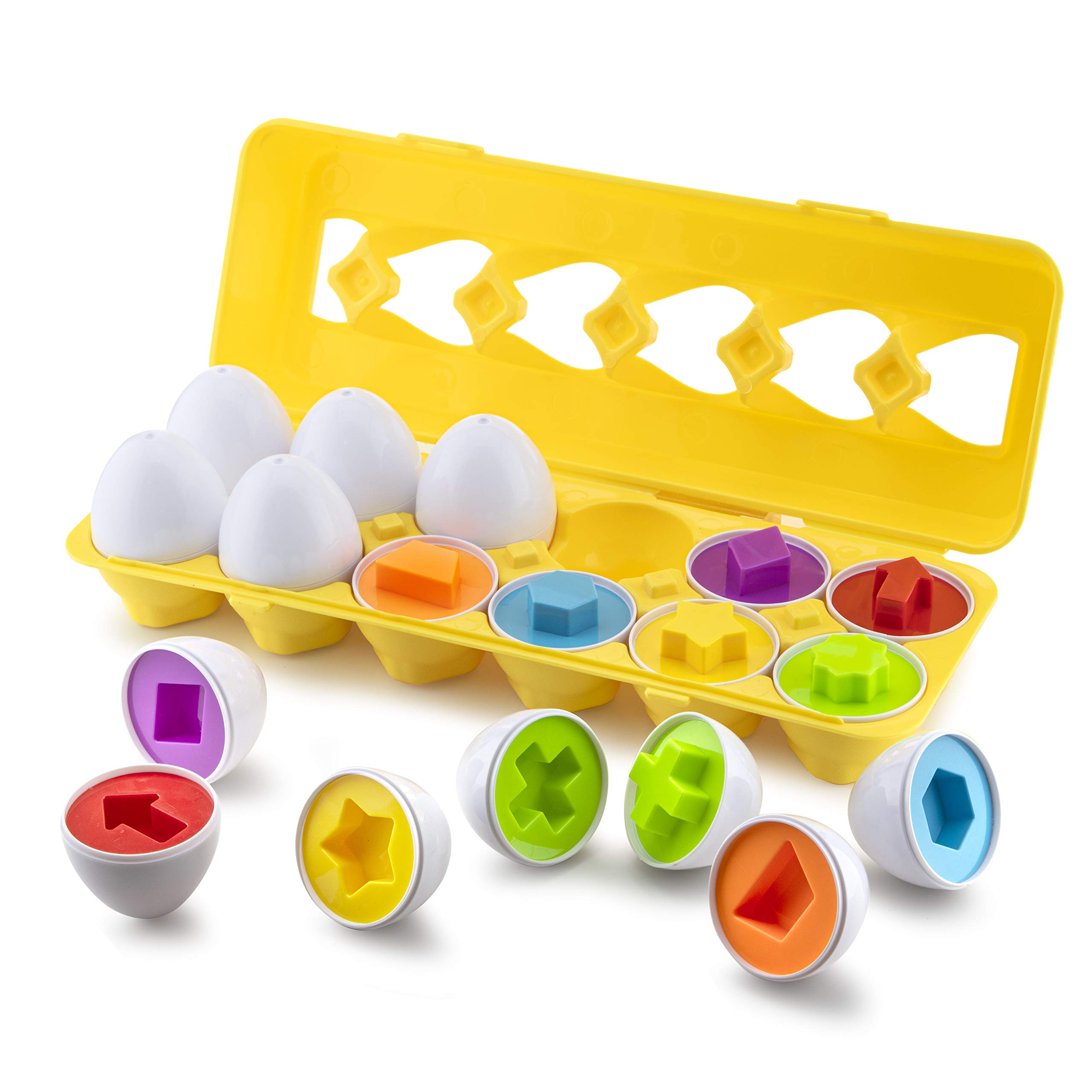 Play Brainy Shape and Color Matching Eggs