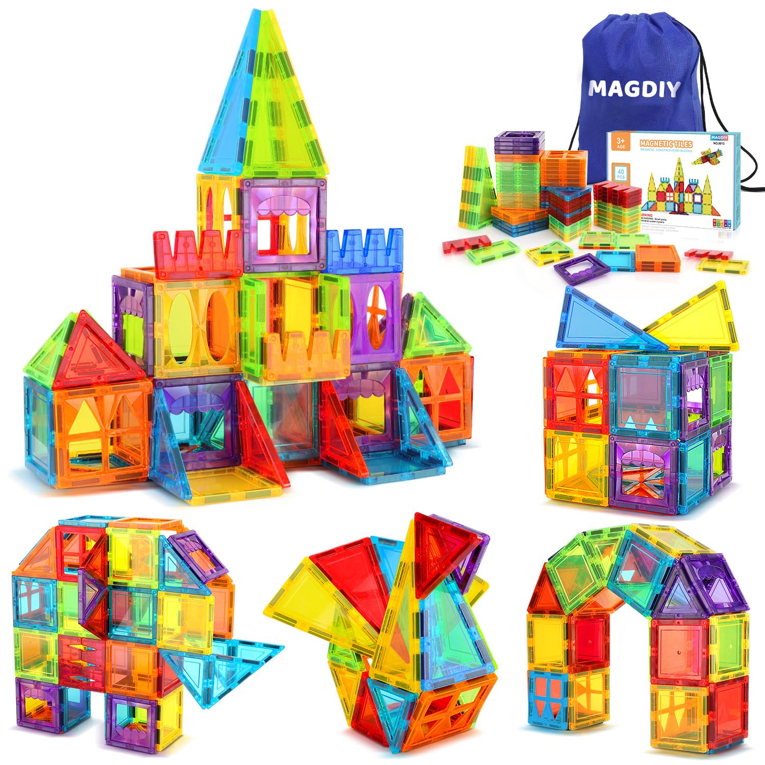 Magnetic Tiles for Kids Toys