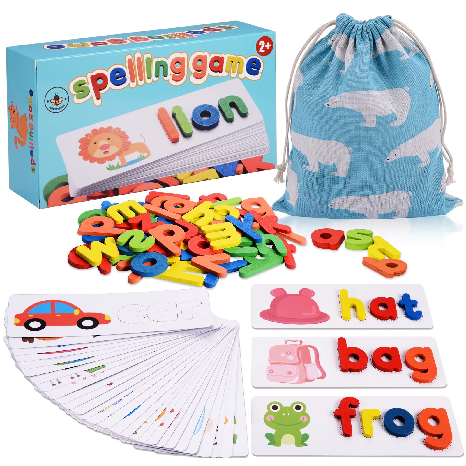BEESTECH Spelling Matching Letter Games