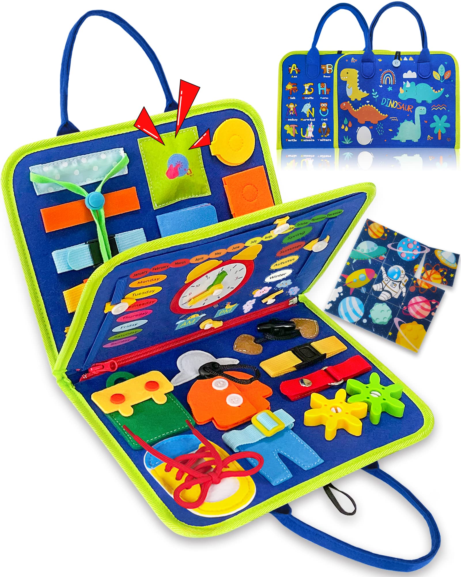 Exorany Busy Board Montessori Toys
