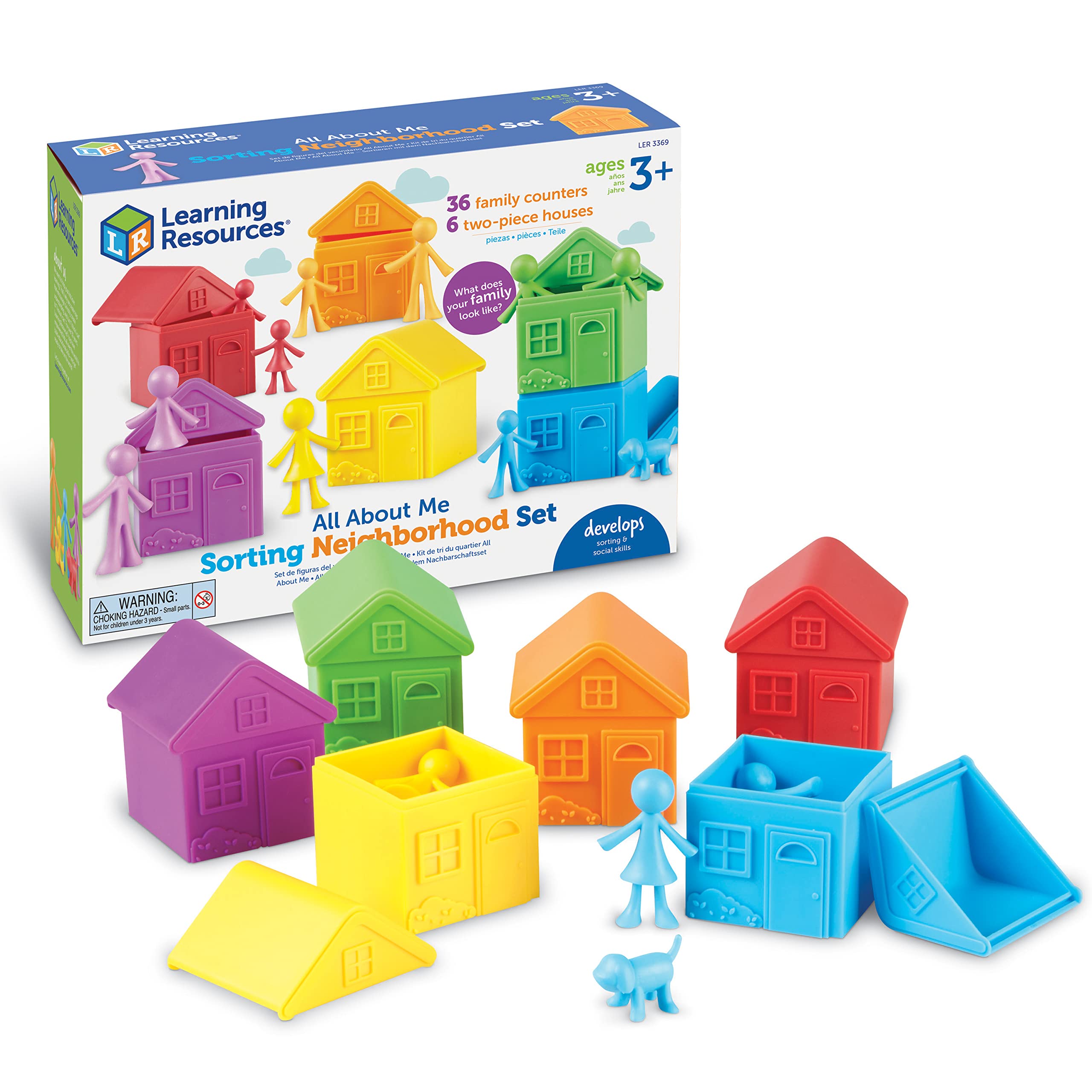 Learning Resources All About Me Sorting Neighborhood - 42 Pieces