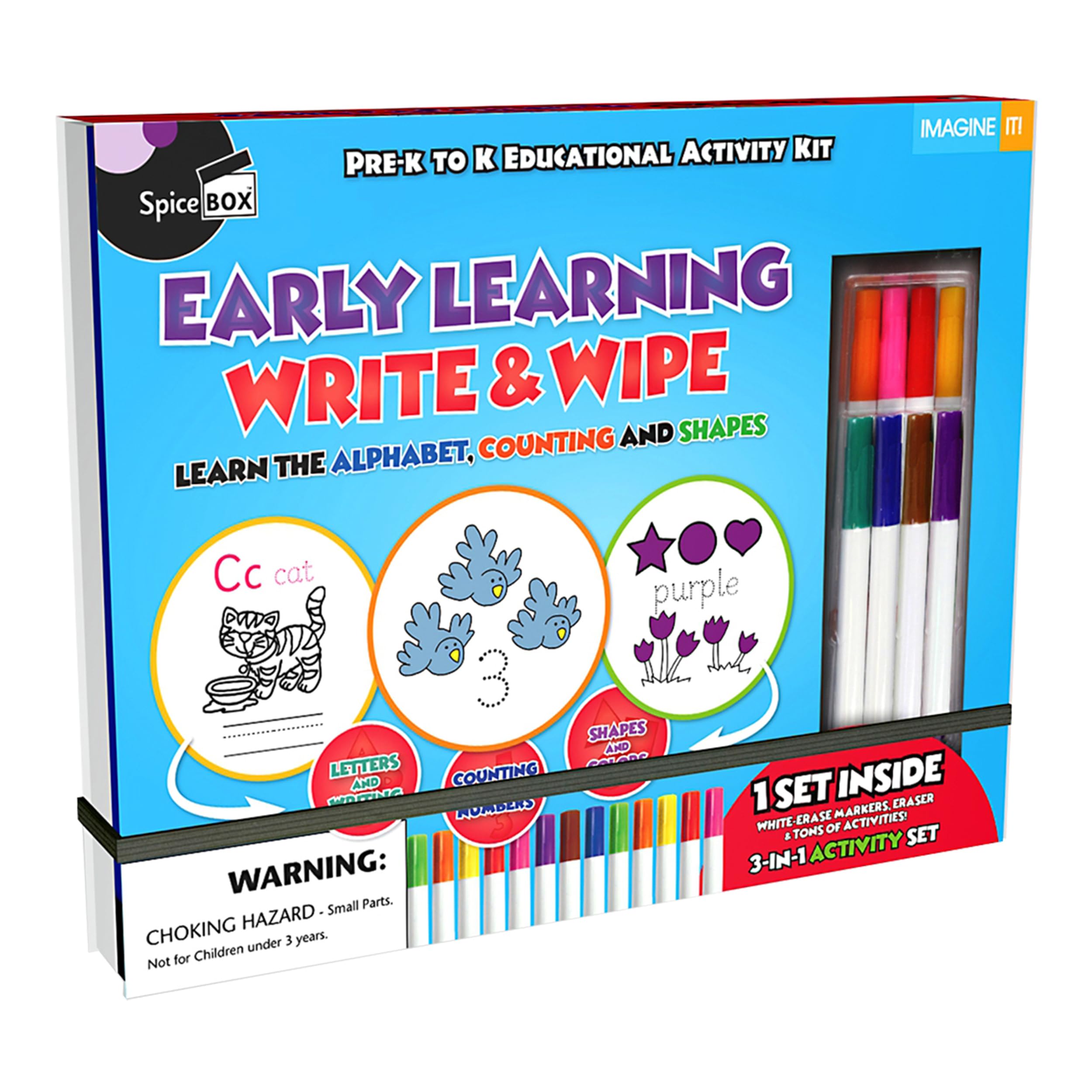 SpiceBox Early Learning Write & Wipe