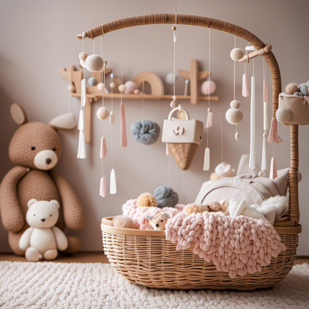 An image of a serene nursery adorned with gentle pastel colors