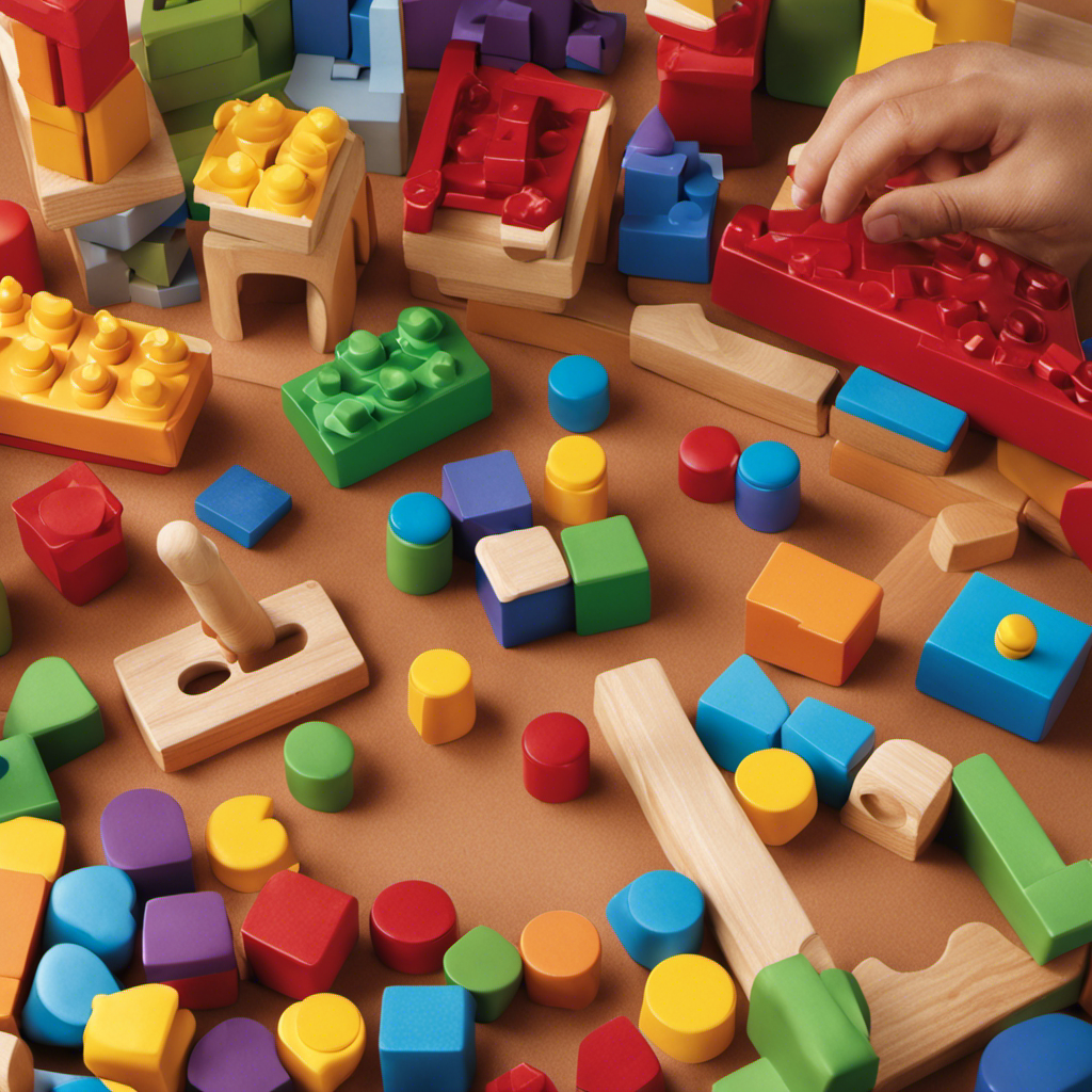 An image showcasing a diverse group of preschoolers engaged in brain-boosting play