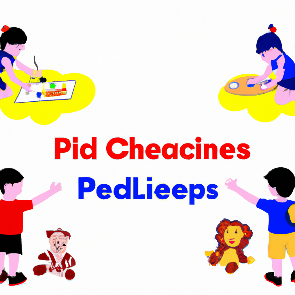An image showing a group of children engaged in various activities, such as playing, exploring, and learning, illustrating the acronym PIES (Physical, Intellectual, Emotional, and Social) in child development