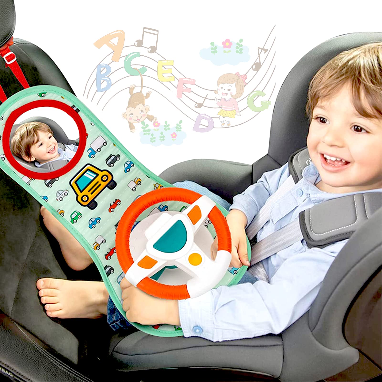 COVTOY Baby Car Seat Toys