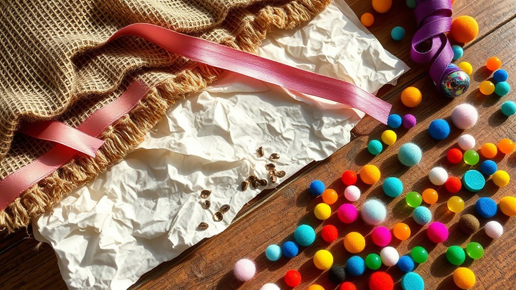 engage senses through textures