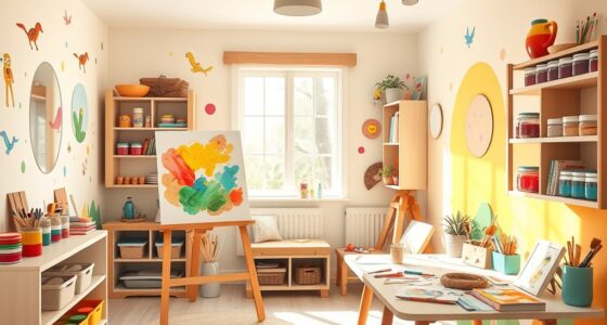 kids creative art space