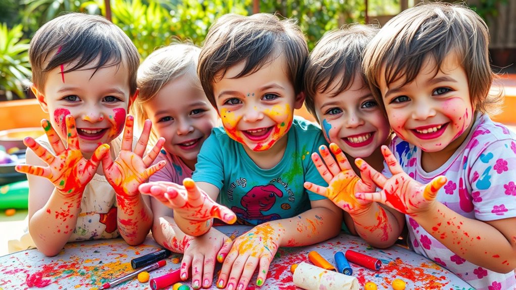 messy play fosters growth