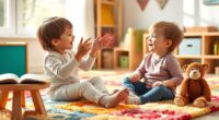 talking singing pretending play