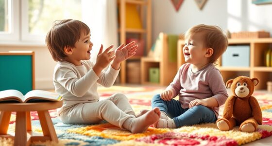 talking singing pretending play