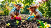 teaching children to garden