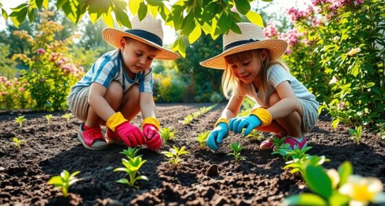 teaching children to garden