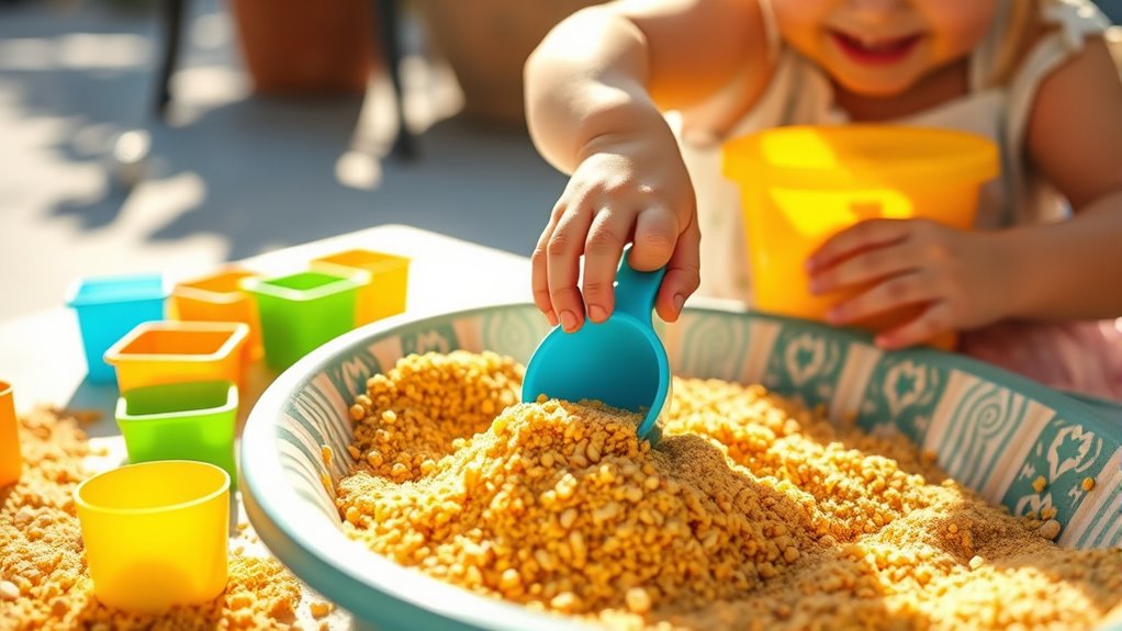 beach sensory play