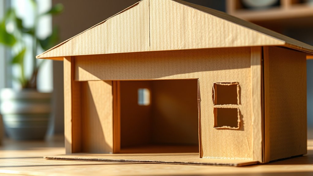 cardboard garage engineering project