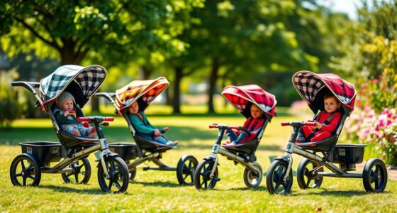 comfortable stroller trike options