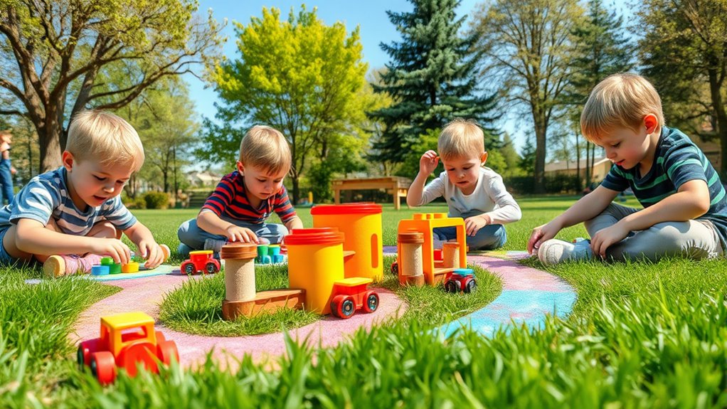 create imaginative play town