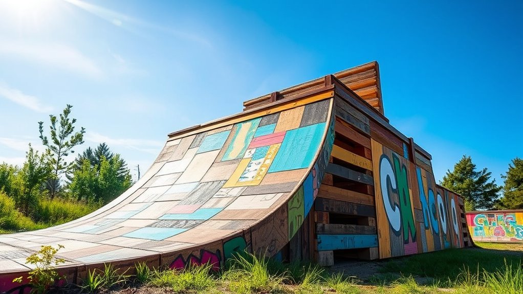 creative recycled ramp solutions