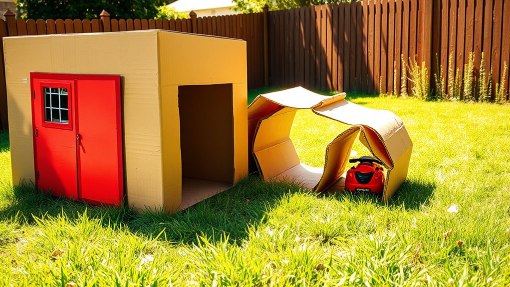 diy cardboard play structures