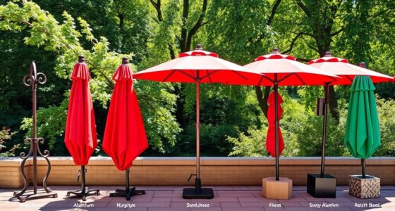 durable outdoor umbrella stands