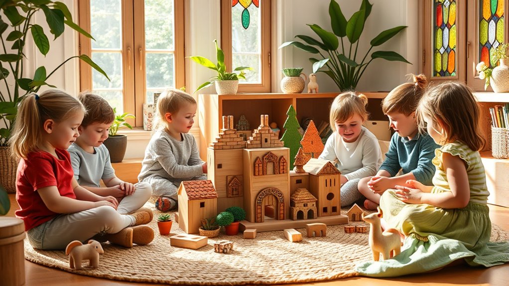 encouraging creative cooperative play