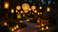 evenings with candle lanterns