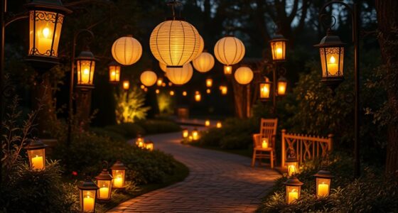 evenings with candle lanterns