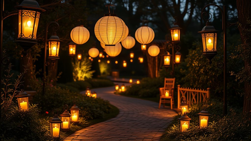evenings with candle lanterns