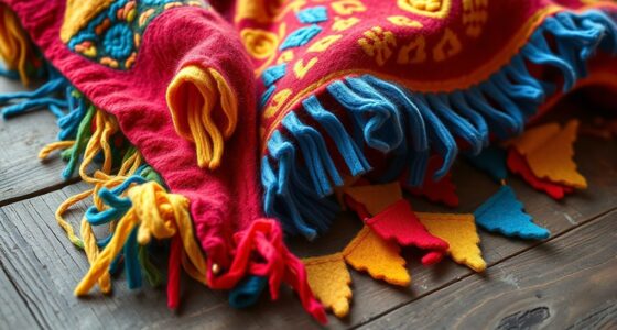 felting capes and bunting