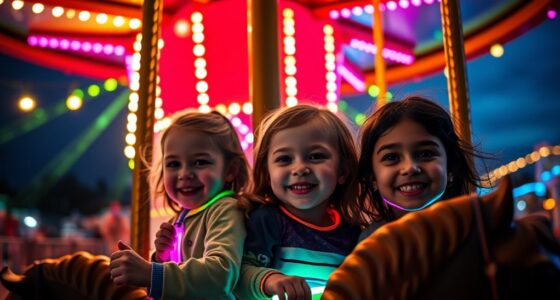 glow stick night rides