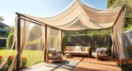 heavy duty gazebos with mosquito netting