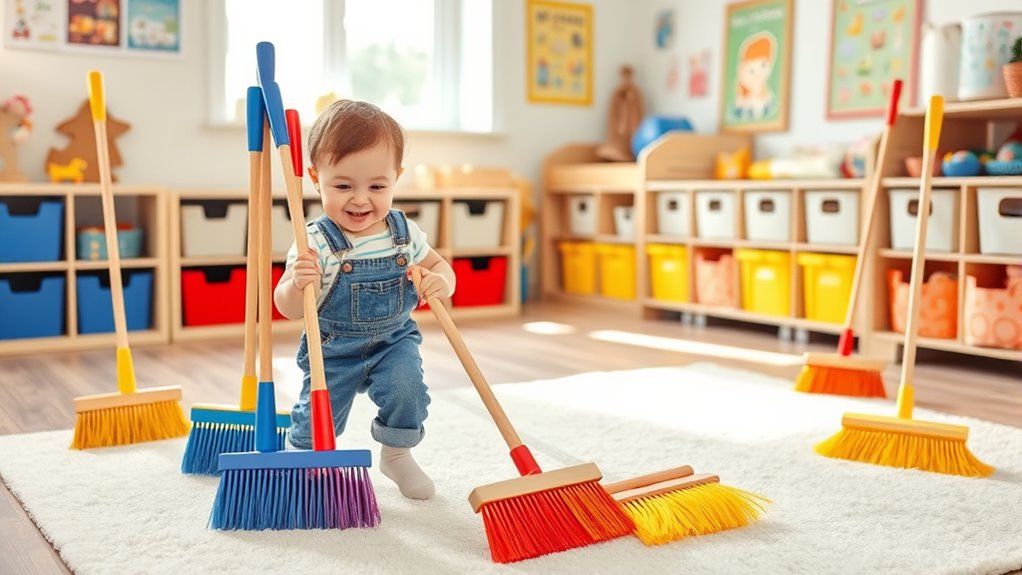 kid friendly montessori cleaning tools