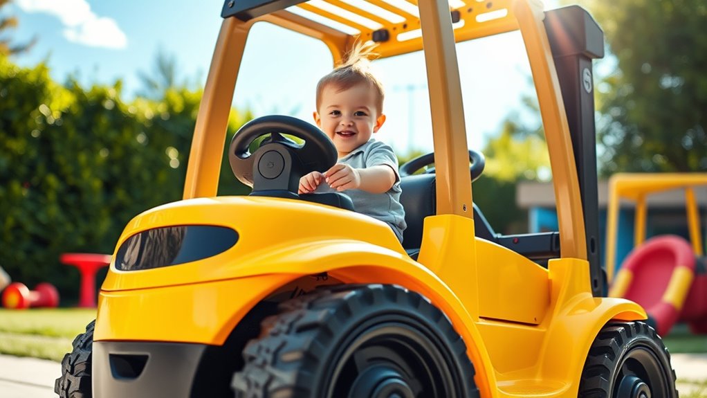 kids ride on forklift options