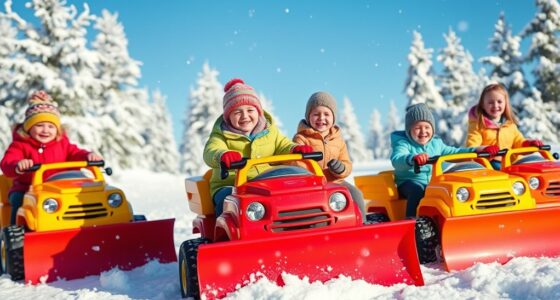 kids snow plow trucks