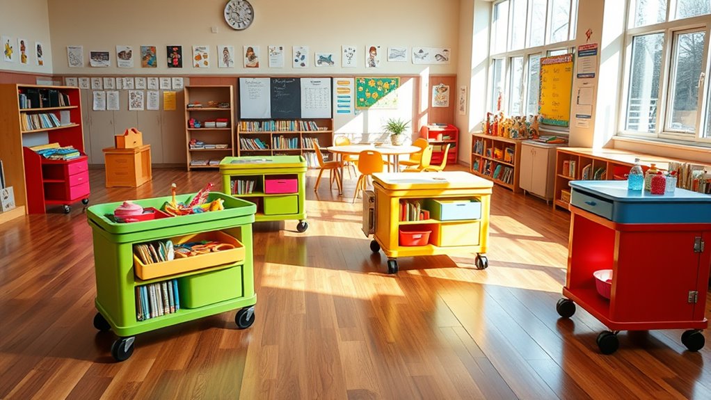 mobile flexible learning spaces