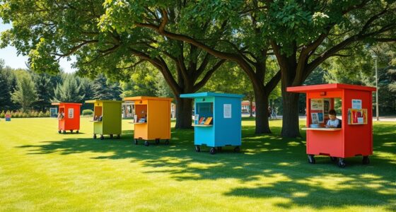 mobile outdoor learning stations