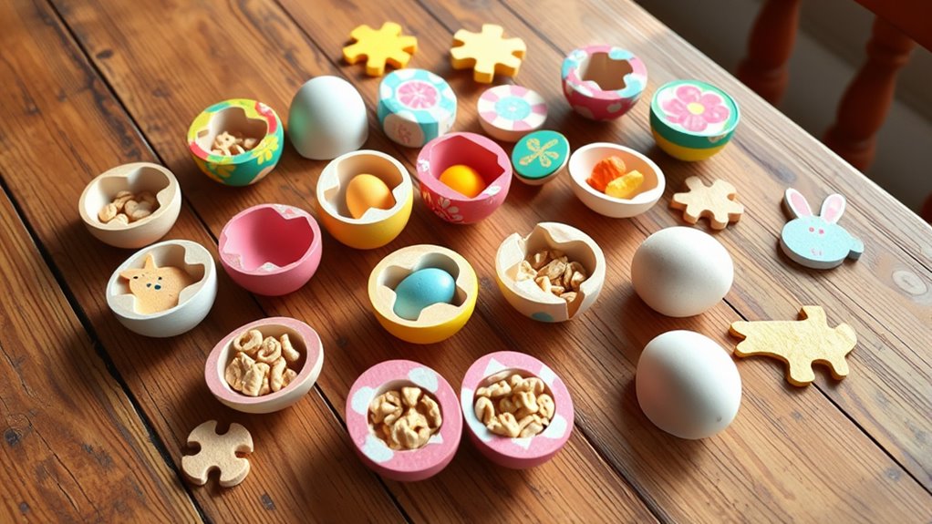 montessori easter egg puzzles
