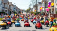 neighborhood ride on parade