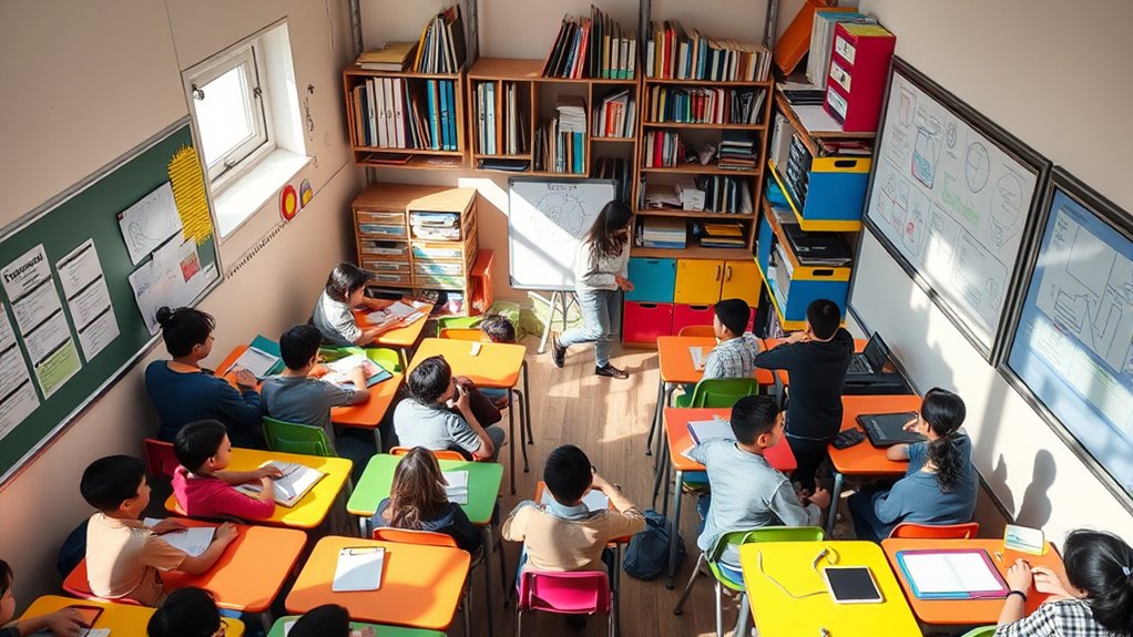 optimize classroom traffic flow